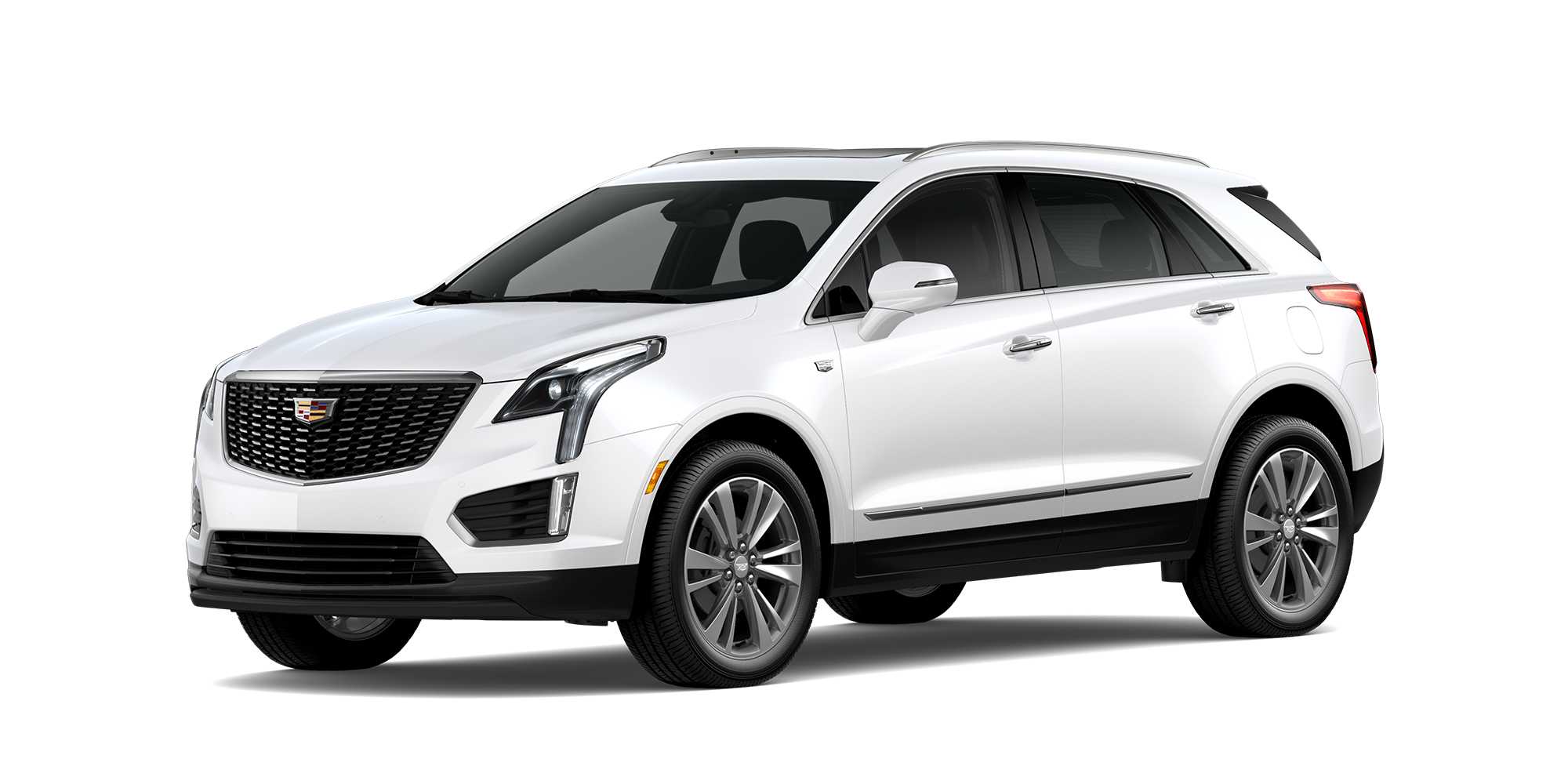 Front Angled View of a 2025 Cadillac XT5