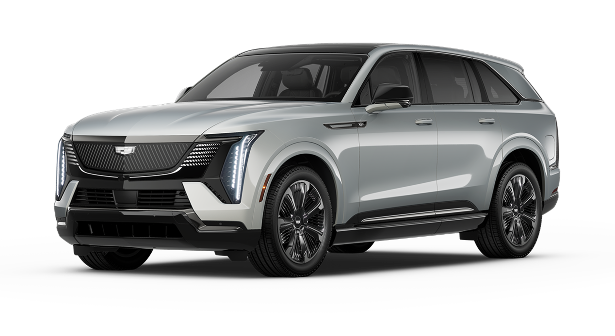 A Side Profile of the Light Gray 2025 Cadillac ESCALADE IQ