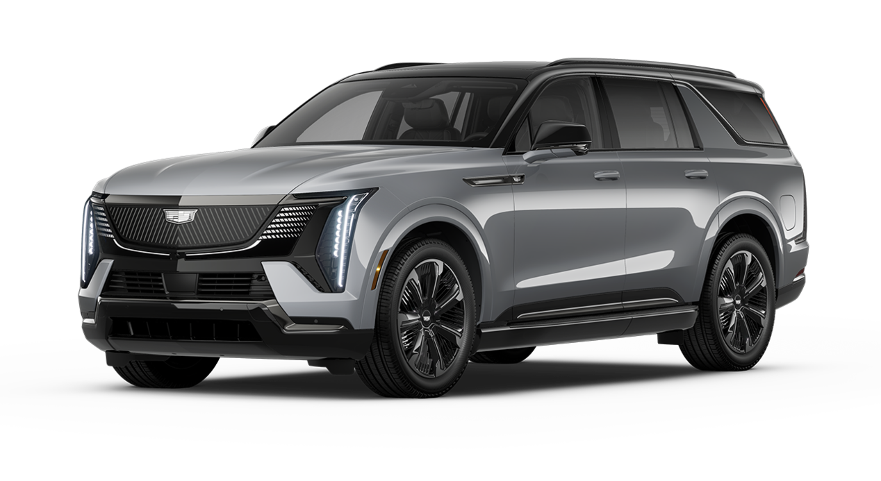 A Side Profile of the Light Gray 2026 Cadillac ESCALADE IQL