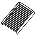 Drawing of an Engine Filter