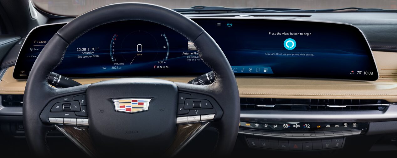 Cadillac Ownership Technology: Key by Amazon In-Car Delivery
