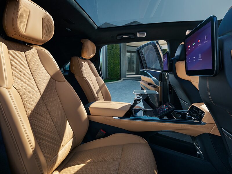 The Spacious and Luxurious Executive Second Row of the ESCALADE IQ