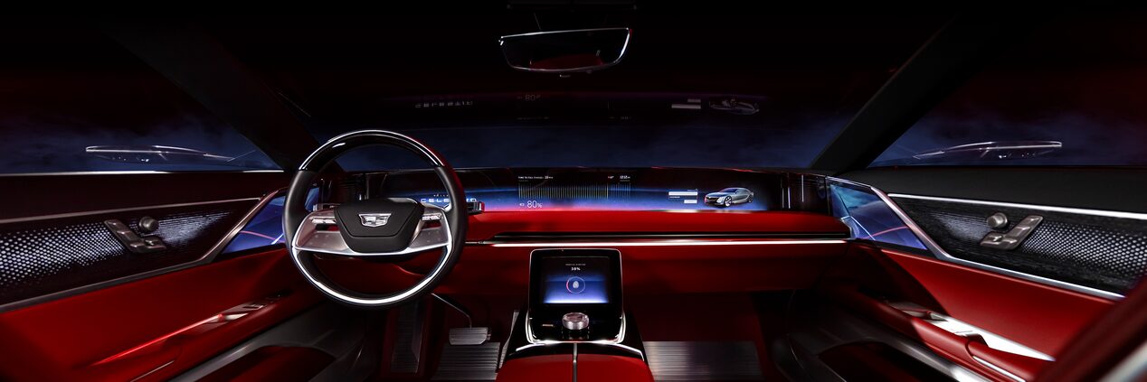 The Ultra-luxury Cadillac CELESTIQ Customized Front Row Interior and Dashboard