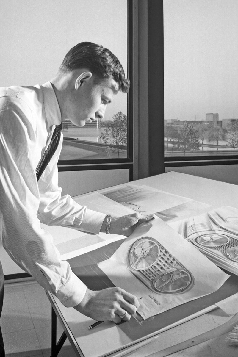 Designer Ed Taylor, 11/9/1960