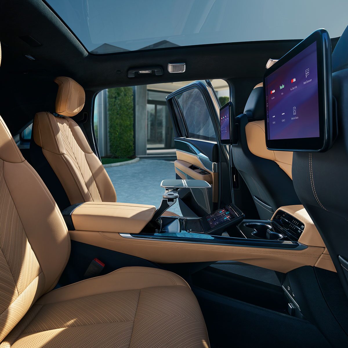 Interior View of the 2025 Cadillac ESCALADE IQ Executive Second Row