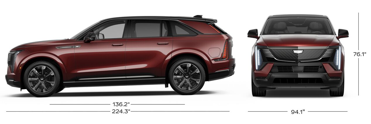 Side Profile of the 2025 Cadillac Escalade IQ