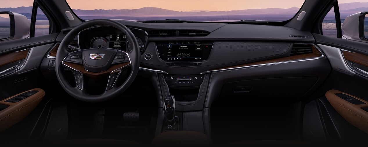 The Luxurious Interior Dashboard in The 2025 Cadillac XT5