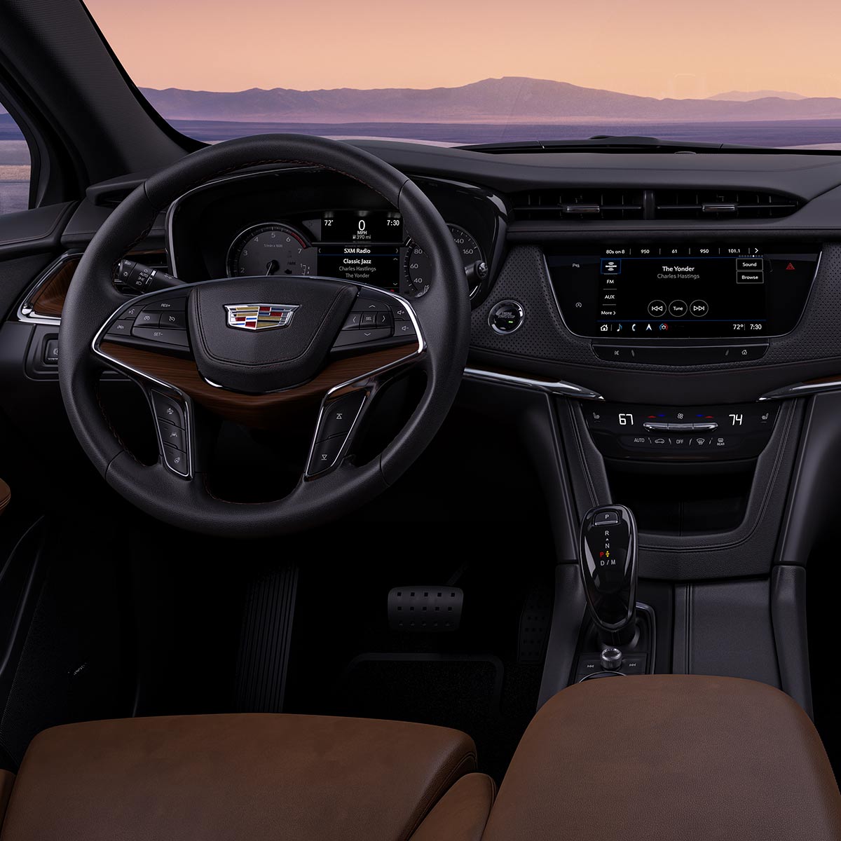 The Luxurious Interior Dashboard in The 2025 Cadillac XT5
