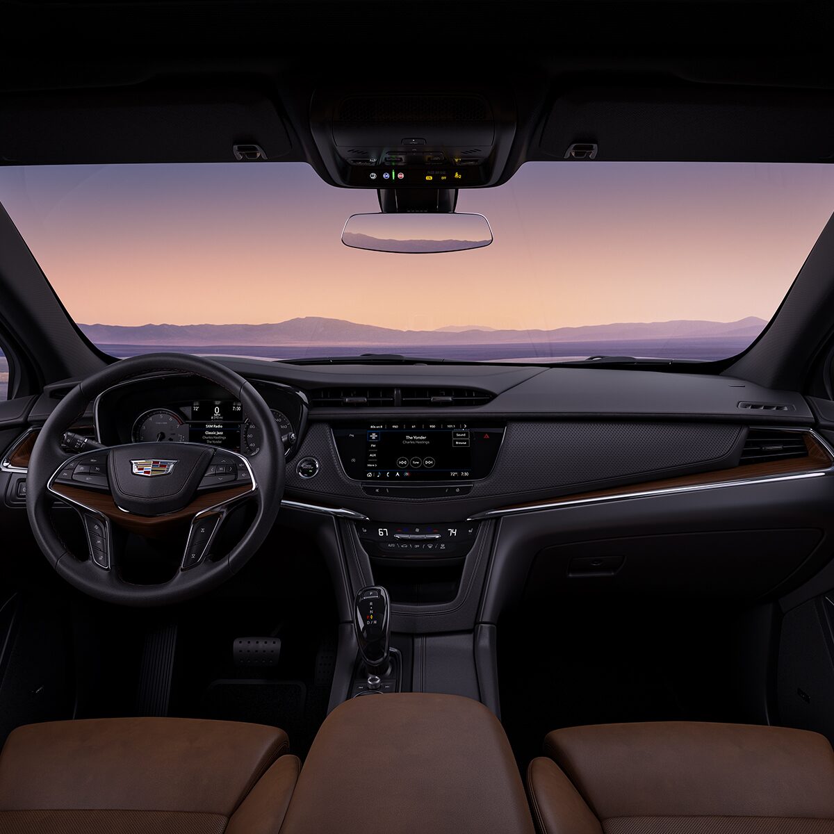 The Luxurious Interior Dashboard in The 2025 Cadillac XT5
