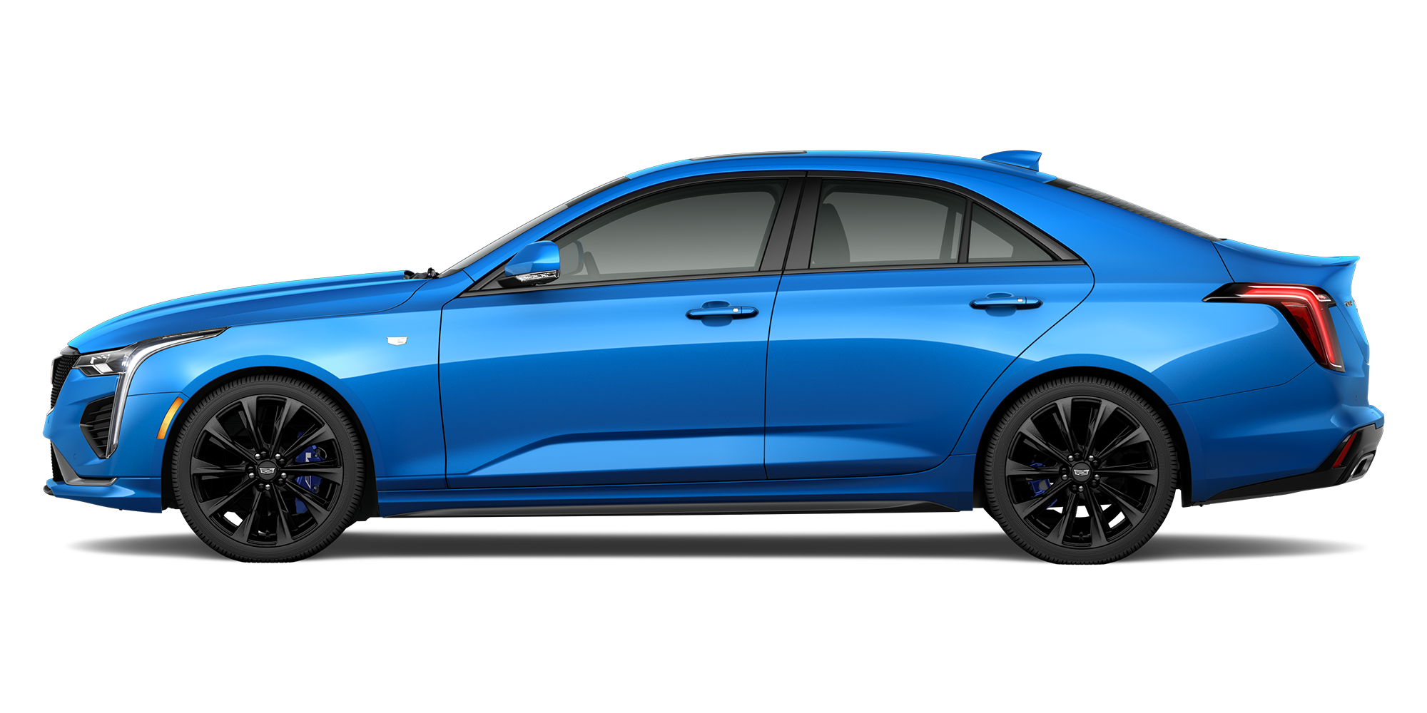 A Blue 2026 CT4 Side Profile