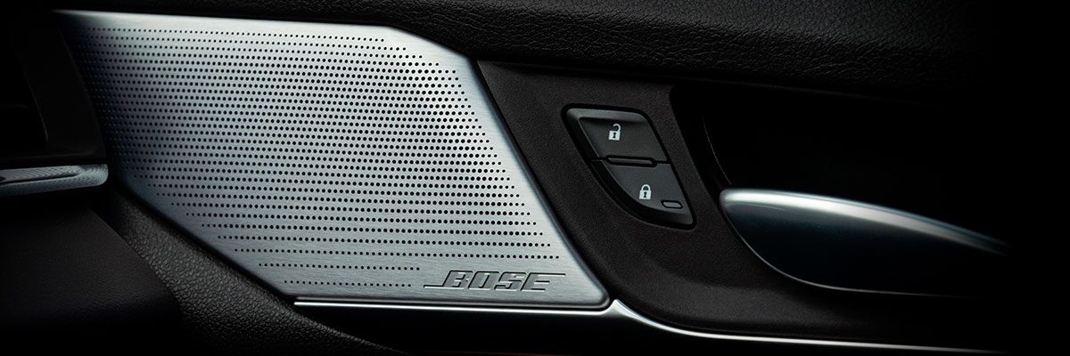 Close-up View of the Bose Speaker on a 2026 CT4 Door