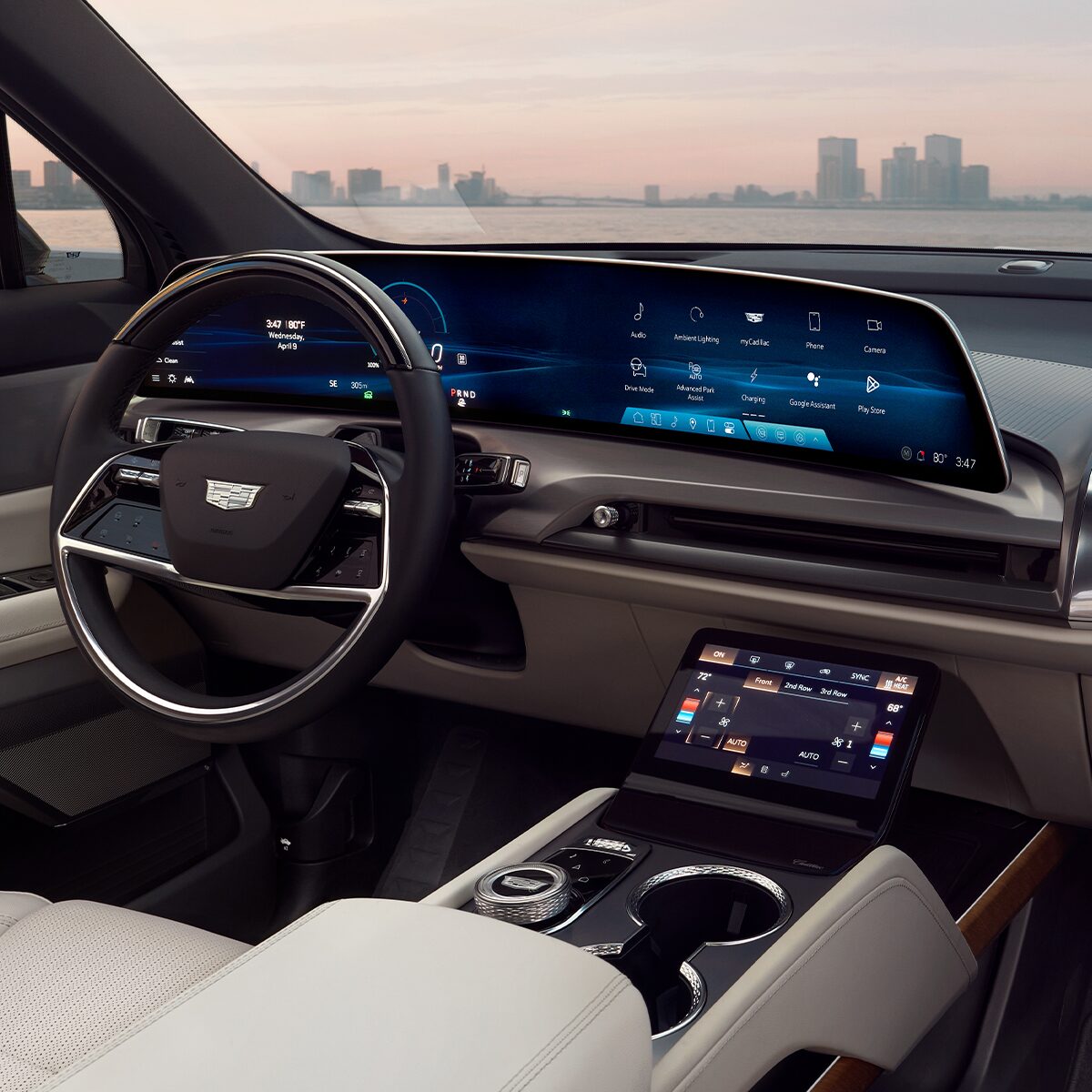 The 2026 Cadillac VISITIQ Steering Wheel