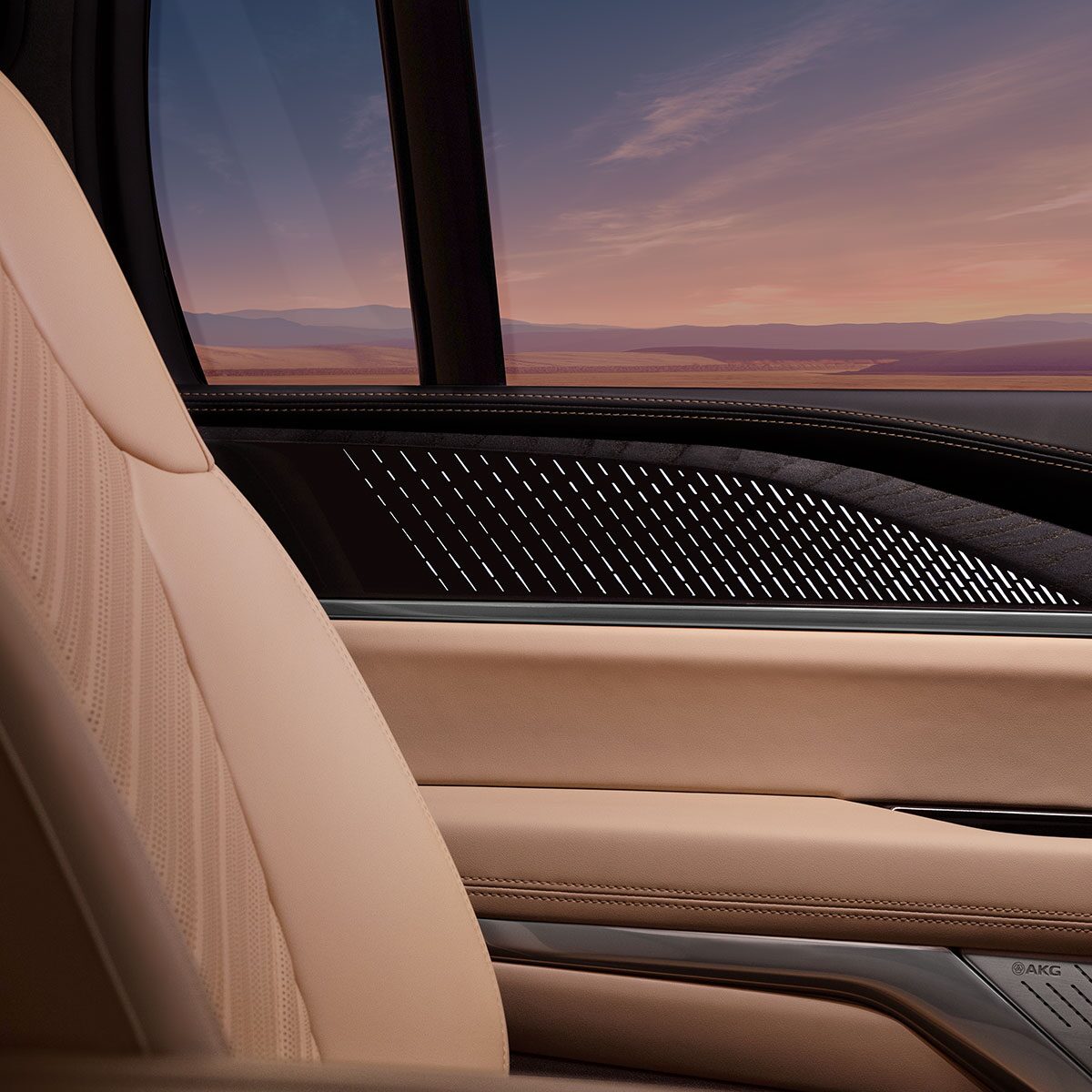 Detail Shot of the Rear Door Panel in the 2026 ESCALADE IQL