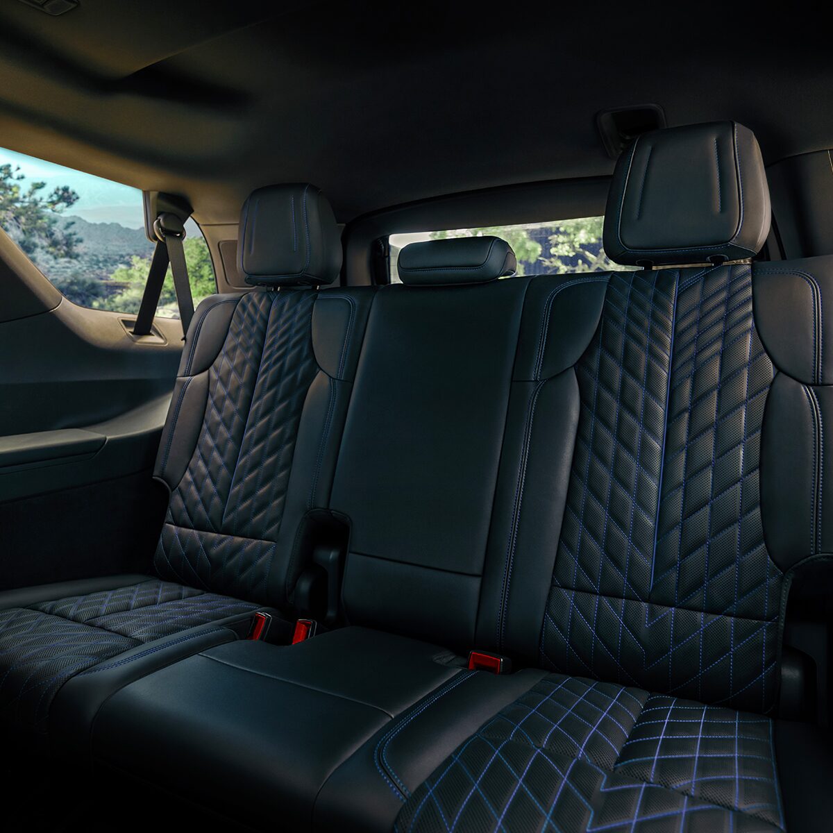The 2026 ESCALADE IQL All Black and Spacious Rear Third Row Seat
