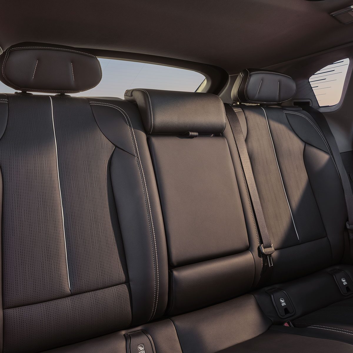 Back Seat Leather Interior of the 2026 Cadillac OPTIQ