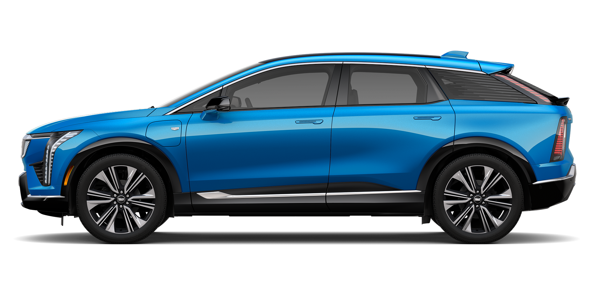 Side Profile View of a 2026 Cadillac OPTIQ Premium Luxury Trim