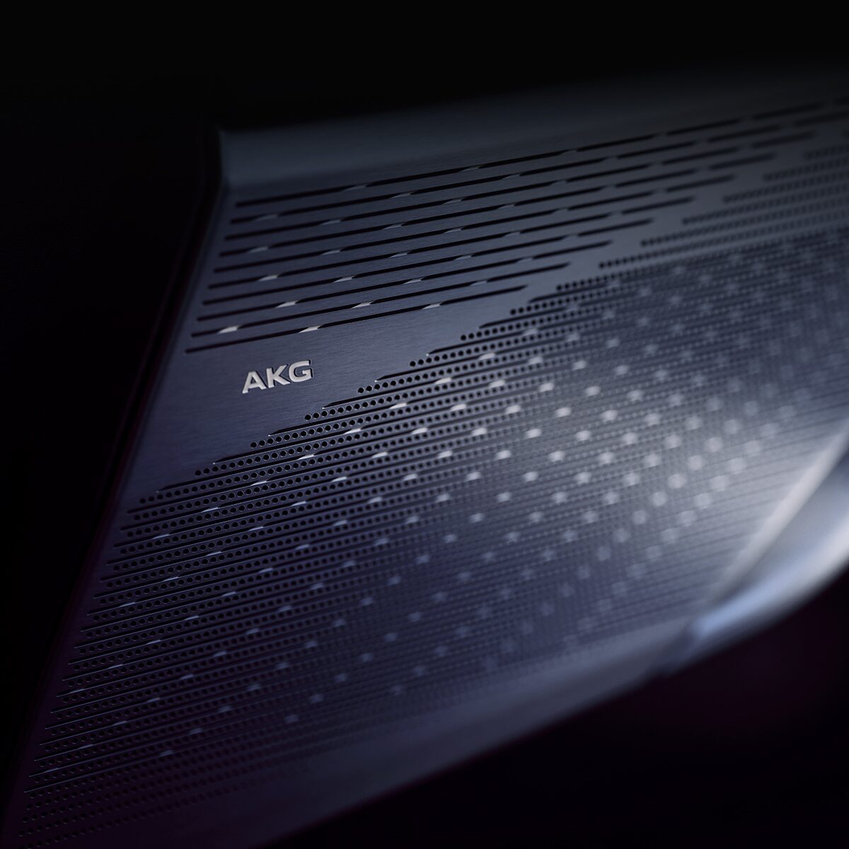 Close View of the AKG Audio System Speaker