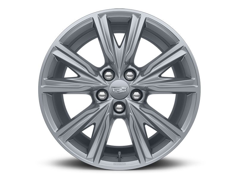 19’’ Aluminum Alloy Wheel with Peal Nickel Finished Tire of a Cadillac CT5-V