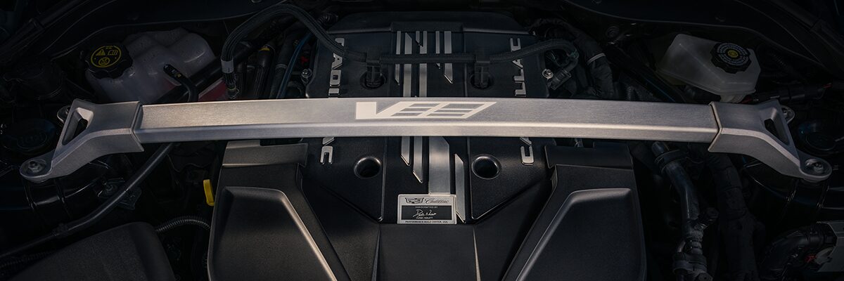 Close-up of an Engine Inside a 2025 Cadillac CT5-V