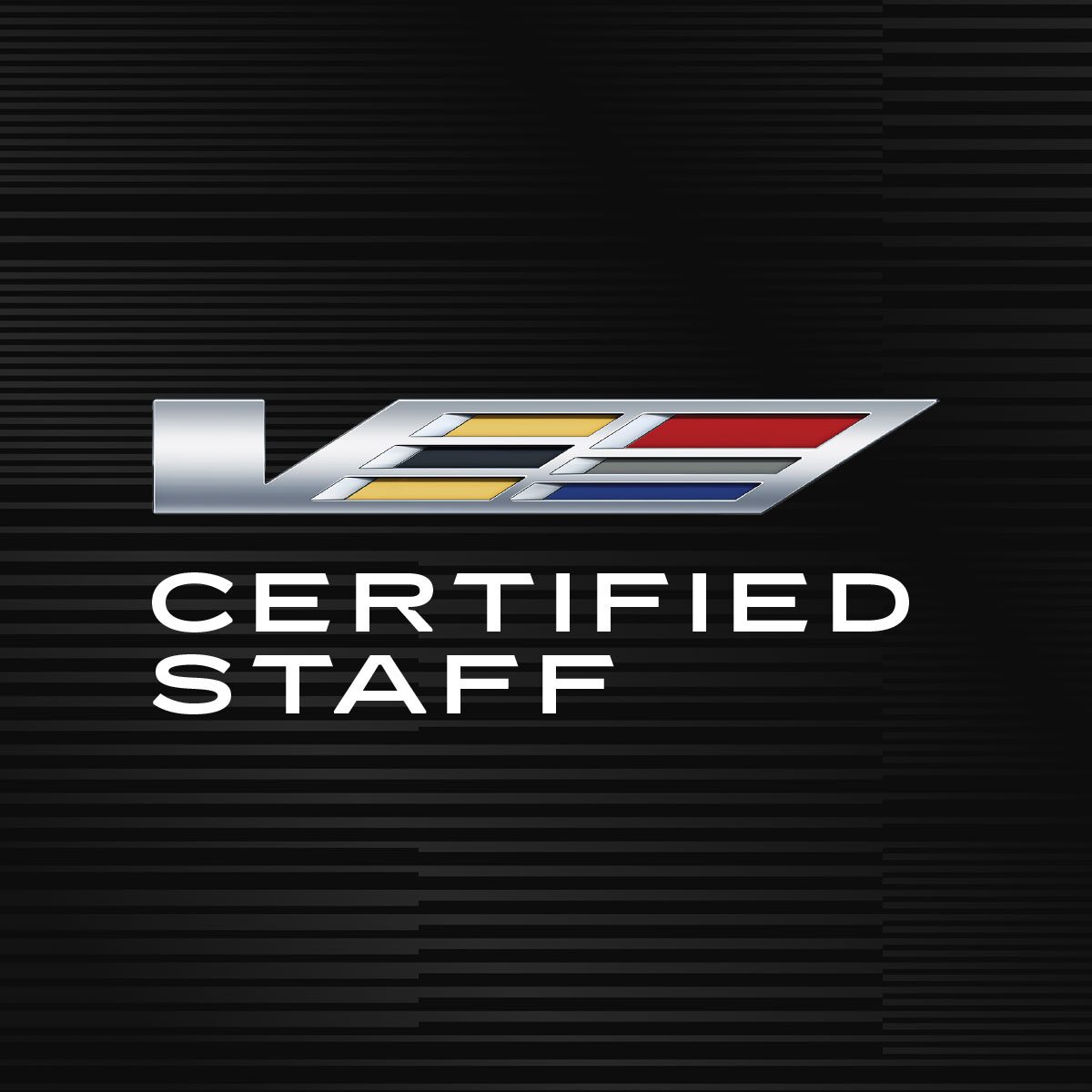 The Cadillac V-Series Certified Staff Logo