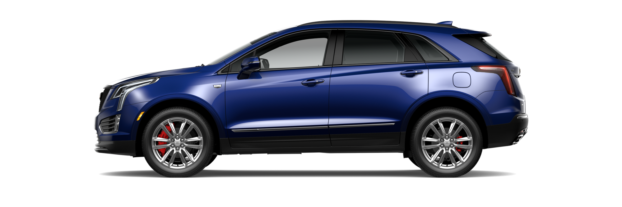 Profile View of a Blue 2026 XT5 in the Sport Trim