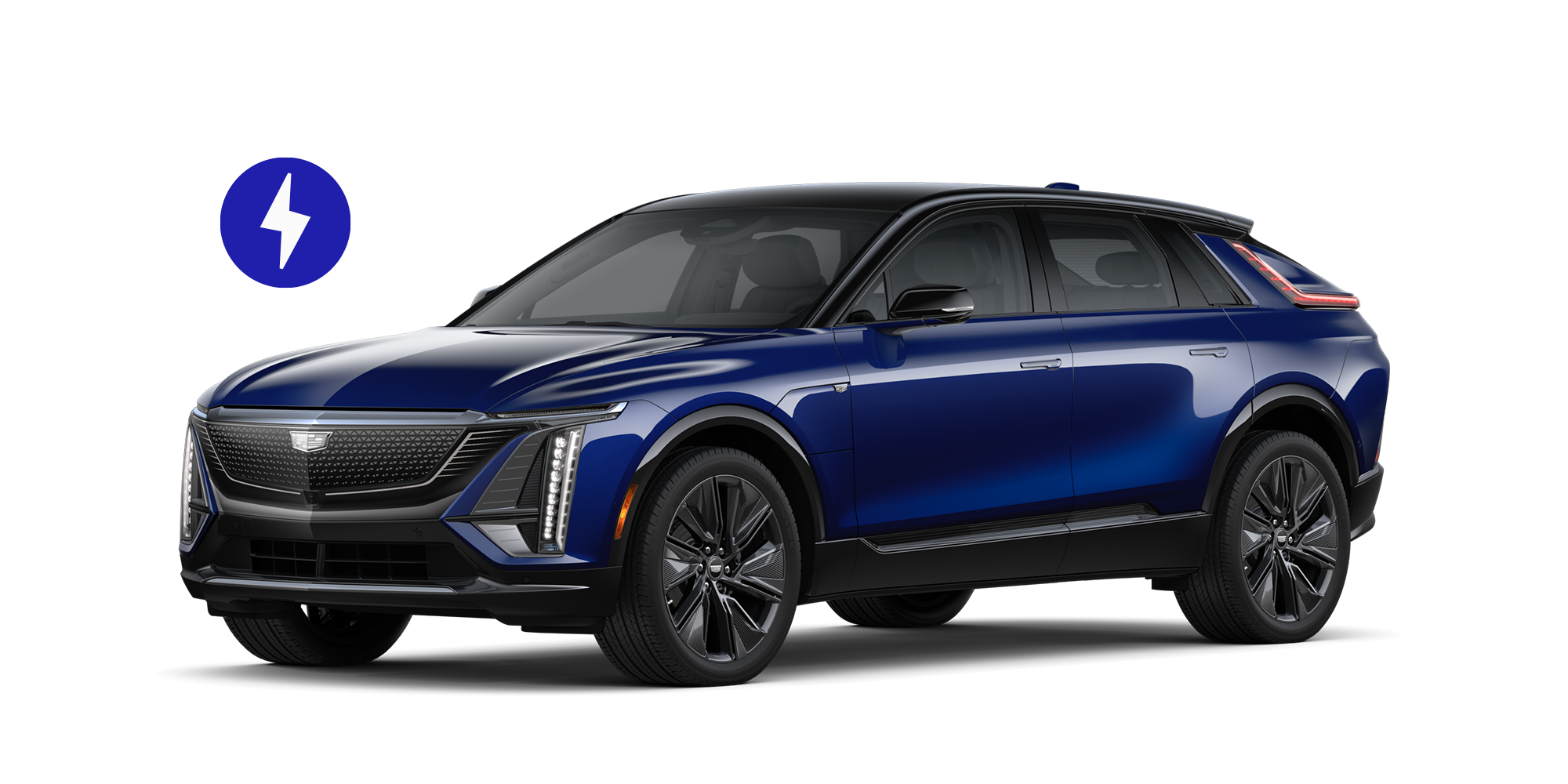 Front Angled View of a 2025 Cadillac LYRIQ