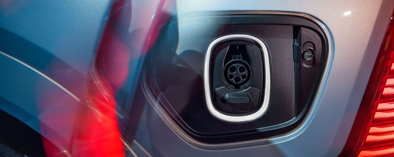 Charging Port on the Escalade IQ