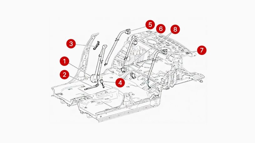 Seatbelt component
