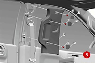 Seatbelt tensioner exchange