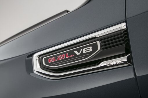 2023 GMC sierra Design: Exterior GMC Engine Lettering