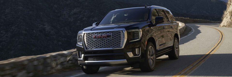 2022 GMC Yukon Denali SUV Driving