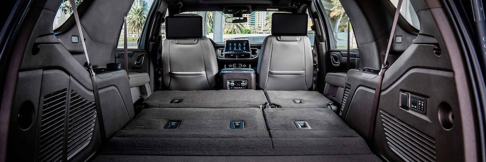 2021 GMC Yukon/Yukon XL Cargo Space with Seats Down