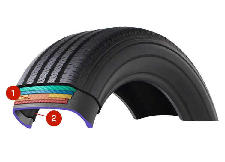 GMC inner tire cutaway diagram