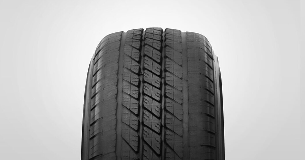 Underinflated tire wear example from GMC Certified Service