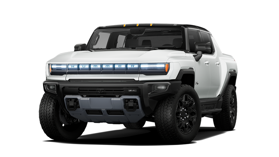 Front Three-Quarter View of a GMC HUMMER EV Pickup Truck