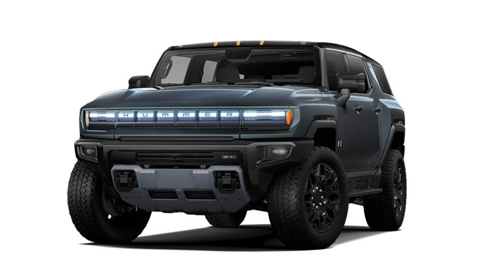 Front Three-Quarter View of a GMC HUMMER EV SUV