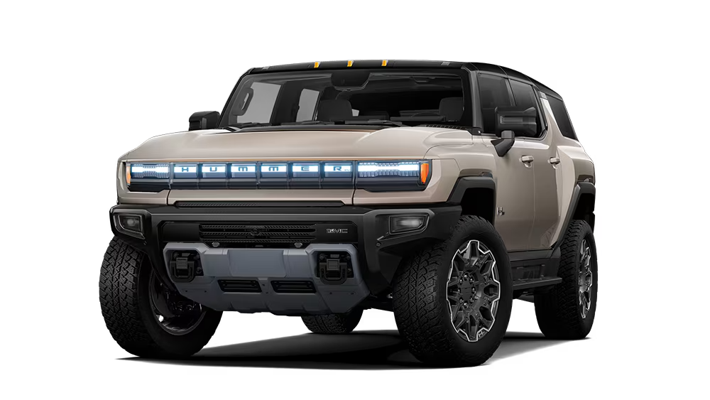 Three-Quarters View of the 2025 GMC HUMMER EV SUV