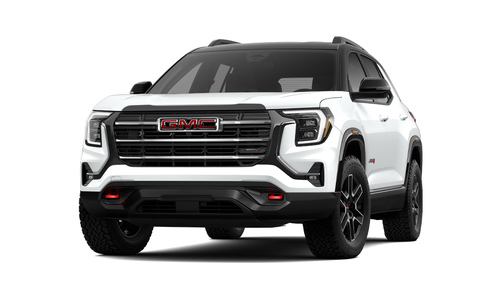 Front Three-Quarters View of the 2026 GMC Terrian AT4 Small Off-Road SUV