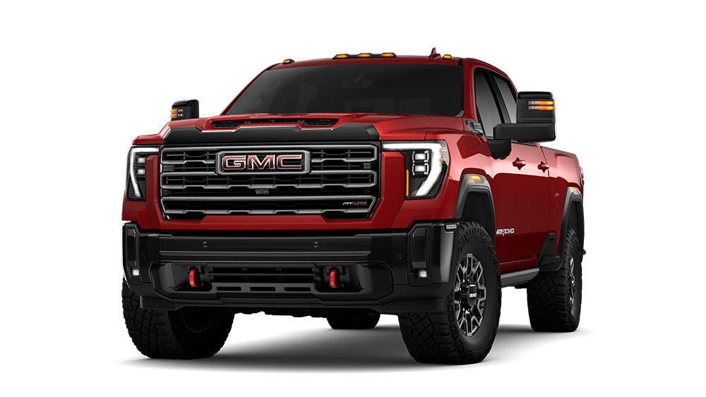 Front Three-Quarters View of the GMC Sierra HD AT4X Heavy Duty Off-Road Truck