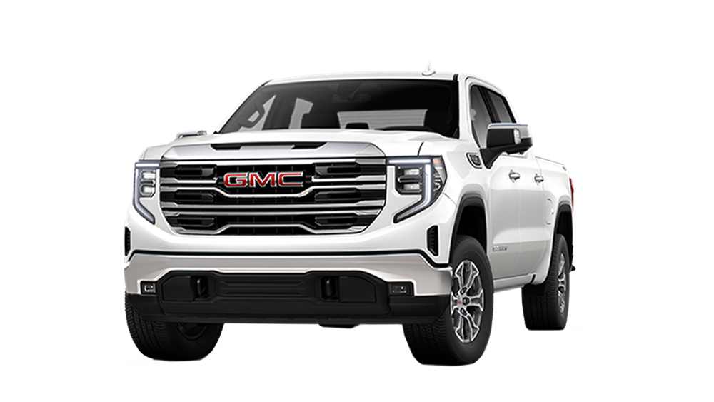 Front Three-Quarters View of the GMC Sierra 1500 Pickup Truck