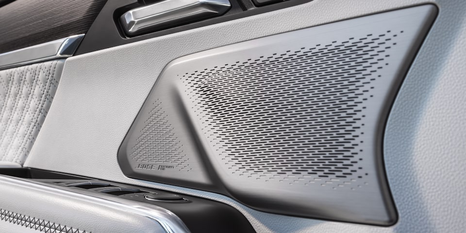 Close-up of the Interior Bose Speakers in the 2025 GMC Acadia