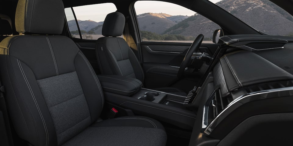 Adjustable Front Row Power Seating in the GMC Acadia Mid-Size SUV