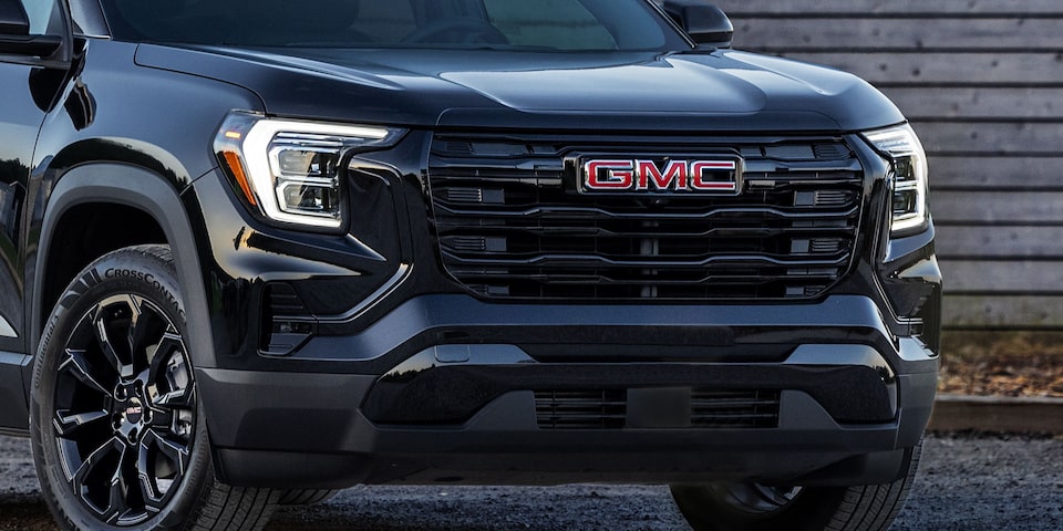 Close-up View of the Front of the GMC Terrain Compact SUV
