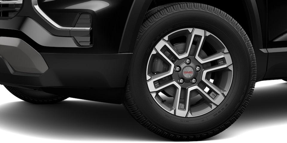 Close-up of the Wheels on the GMC Terrain