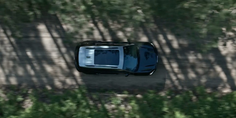 Birds-eye View of the Panoramic Sunroof on the GMC Terrain