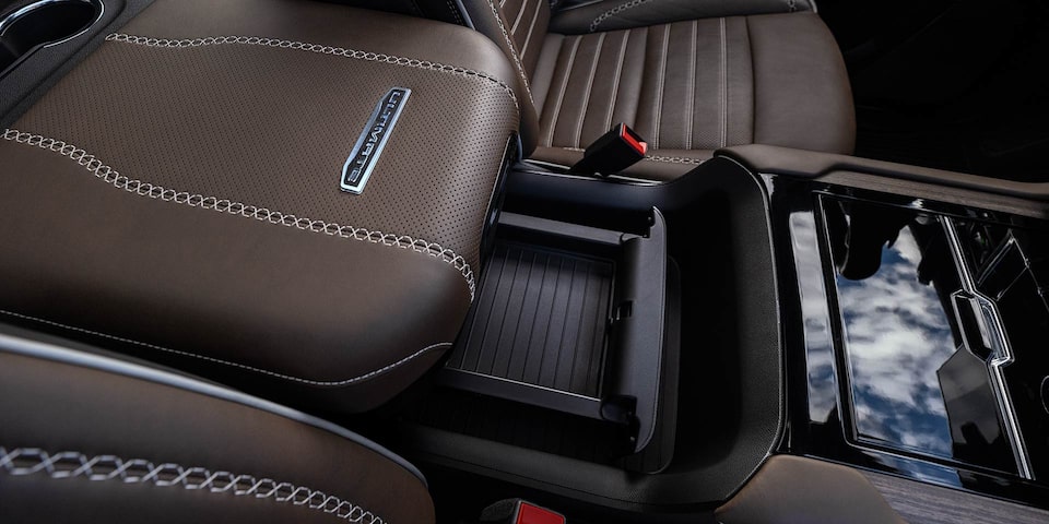 View of the 2025 GMC Yukon Center Console
