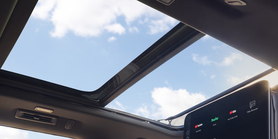 Birds-eye View of the Panoramic Sunroof on the 2025 GMC Yukon Large SUV