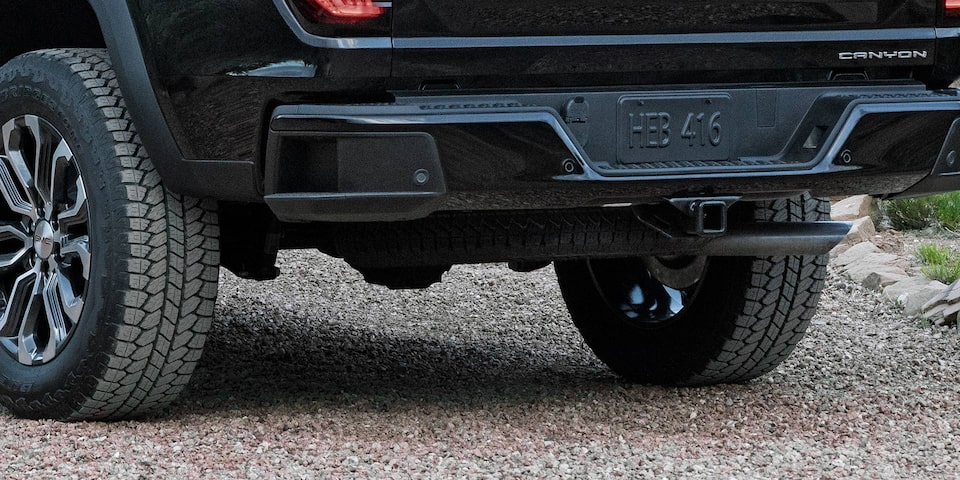 Close-up of the Rear Tailgate of the GMC Canyon AT4