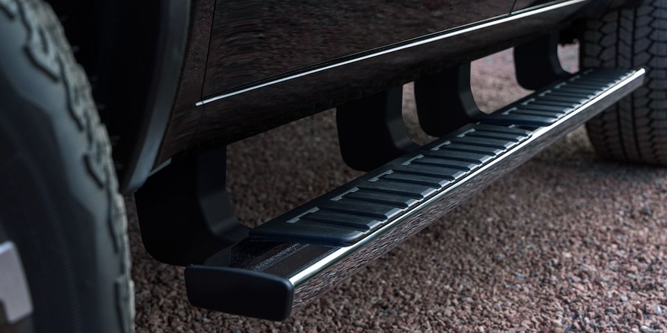 The Assist Steps on the 2025 GMC Canyon Denali