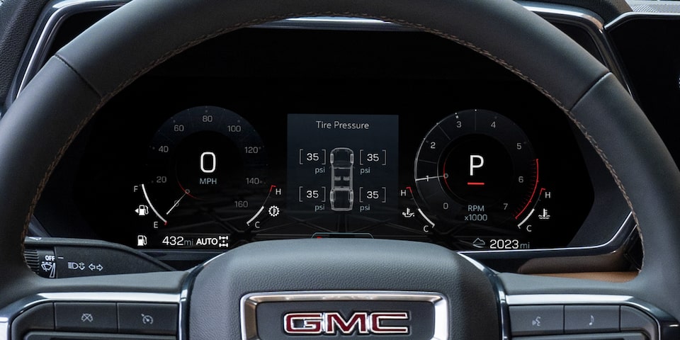 Close-up of the 11 Inch Diagonal Driver Infotainment Center